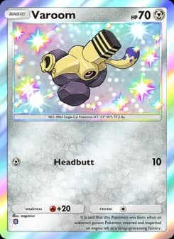 Varoom card in English