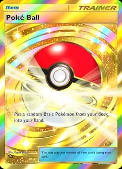 Poké Ball card in English