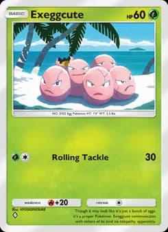 Exeggcute card in English