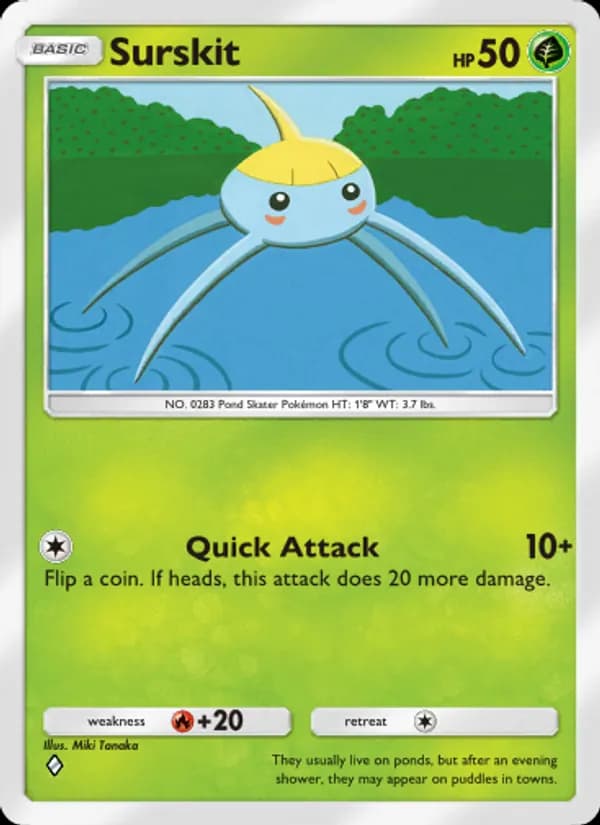 Surskit card in English