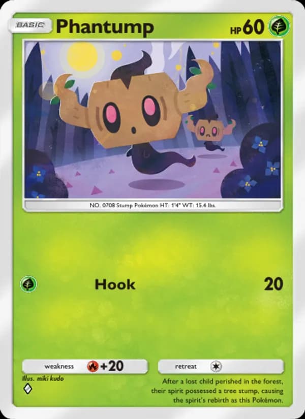 Phantump card in English