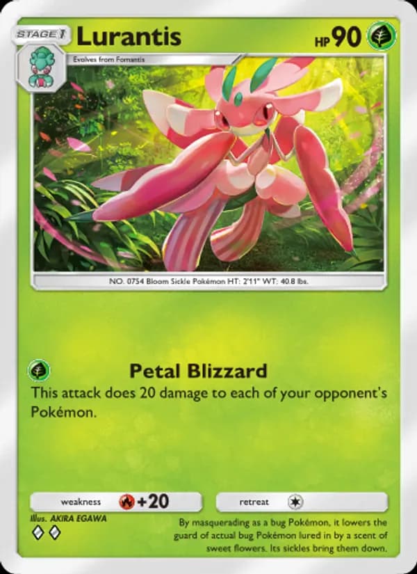 Lurantis card in English
