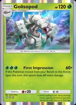 Golisopod card in English