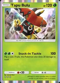 Tapu Bulu card in English