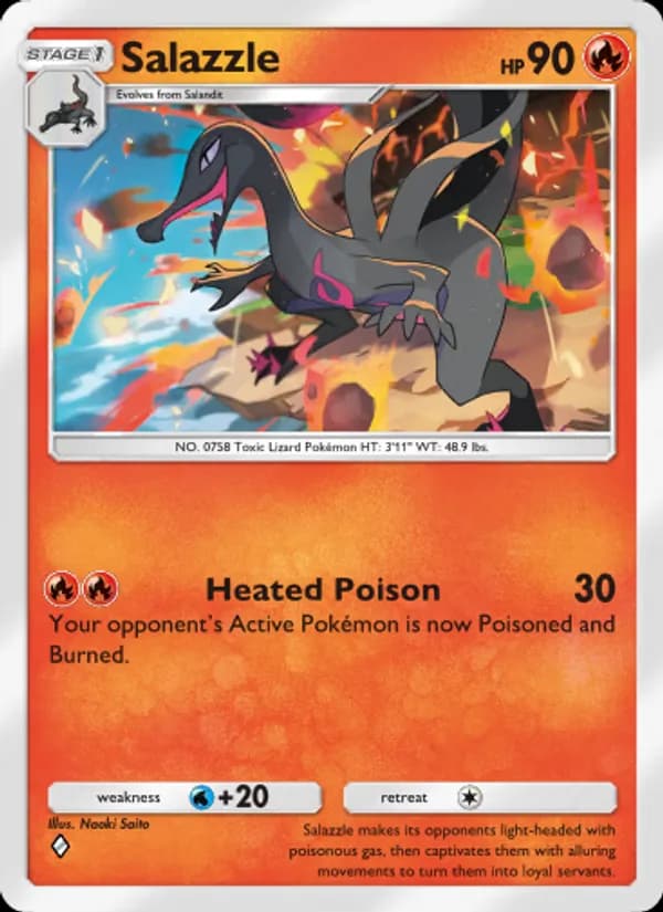 Salazzle card in English