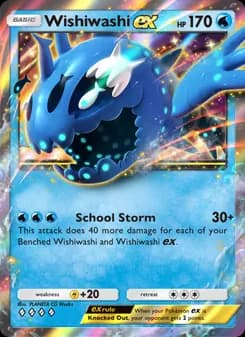 Wishiwashi ex card in English