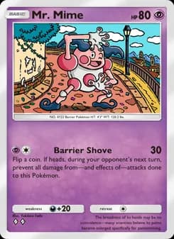 Mr. Mime card in English