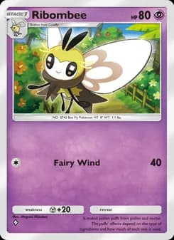 Ribombee card in English
