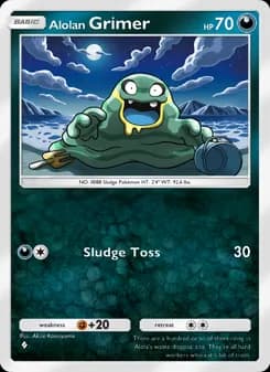 Alolan Grimer card in English