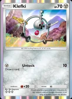Klefki card in English