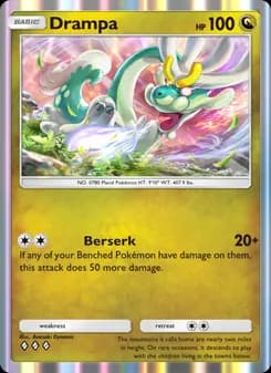 Drampa card in English