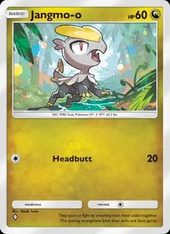 Jangmo-o card in English