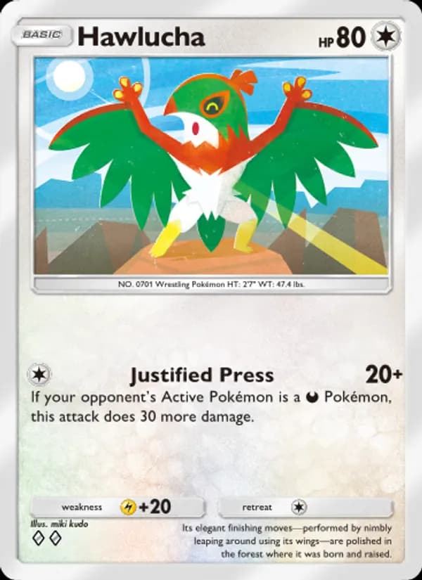 Hawlucha card in English