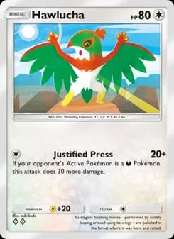 Hawlucha card in English
