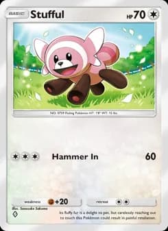 Stufful card in English