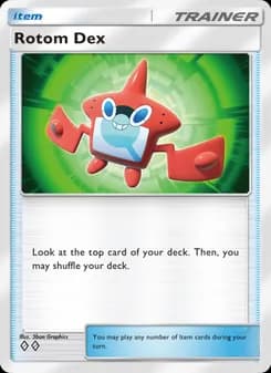 Rotom Dex card in English