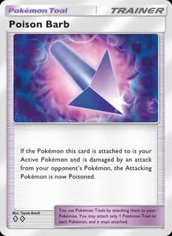 Poison Barb card in English