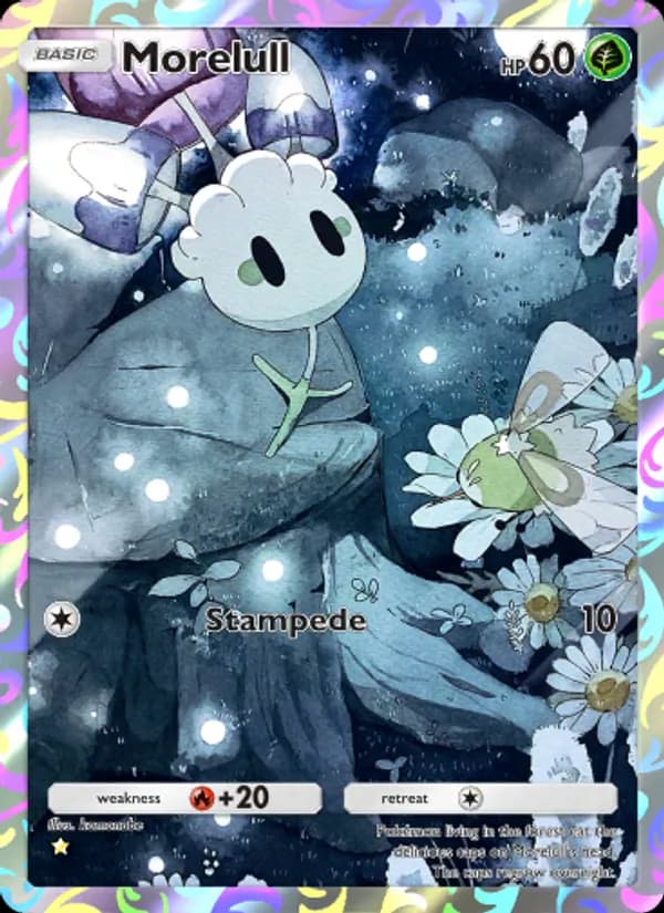Morelull card in English