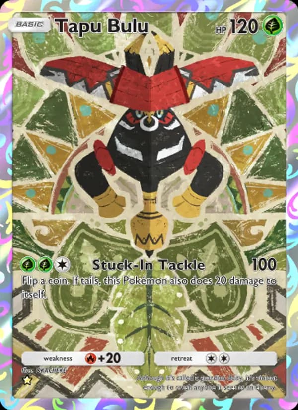 Tapu Bulu card in English