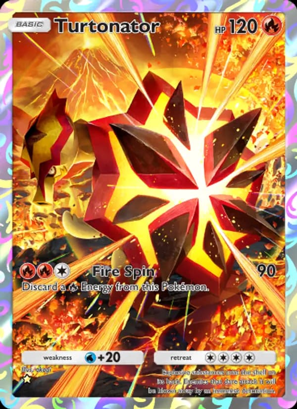 Turtonator card in English