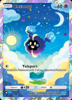 Cosmog card in English