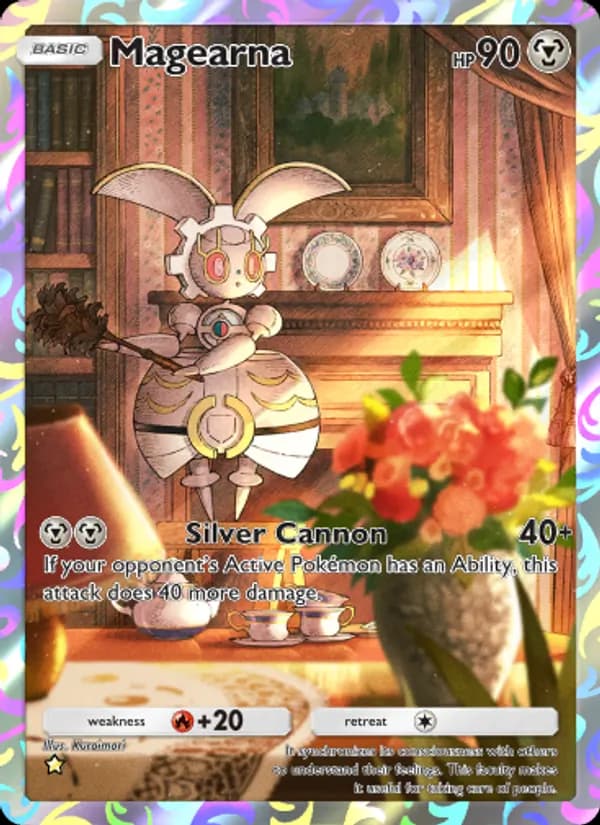 Magearna card in English