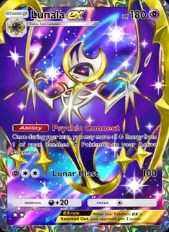 Lunala ex card in English