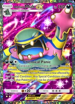 Alolan Muk ex card in English