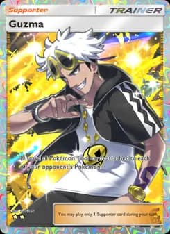 Guzma card in English