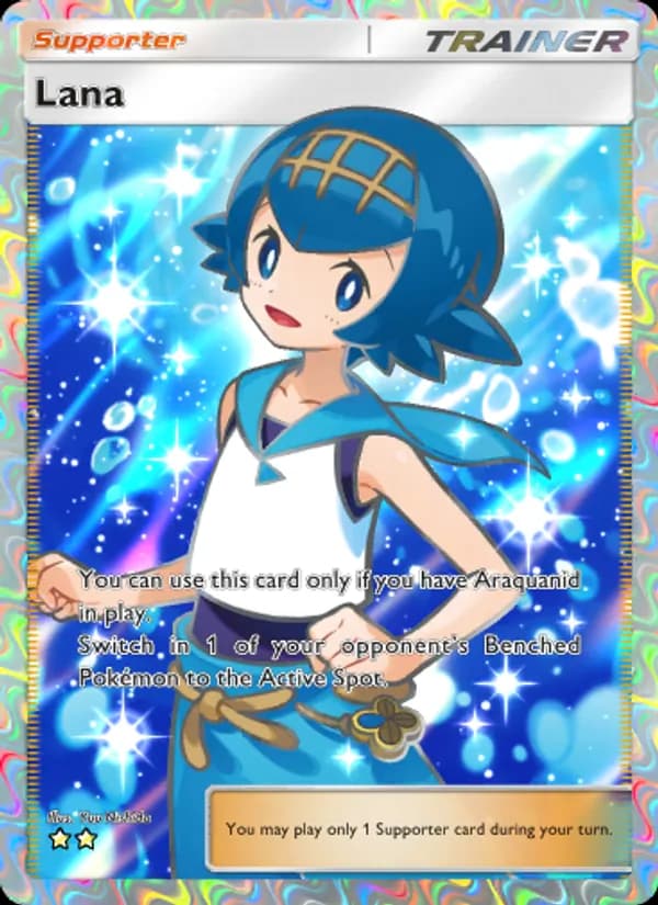 Lana card in English