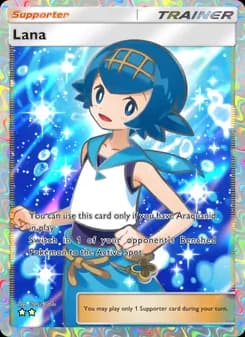 Lana card in English