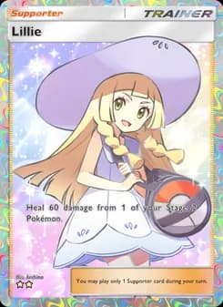 Lillie card in English