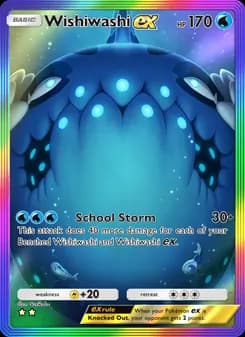 Wishiwashi ex card in English