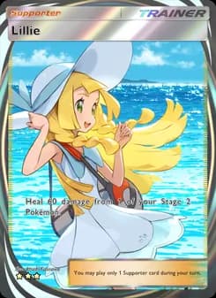 Lillie card in English