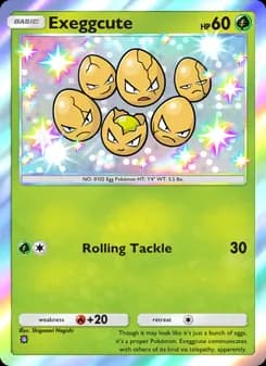Exeggcute card in English