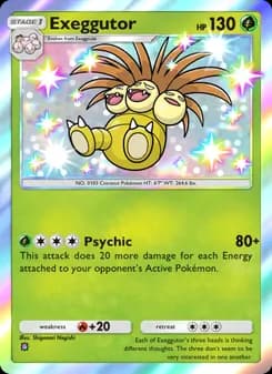 Exeggutor card in English