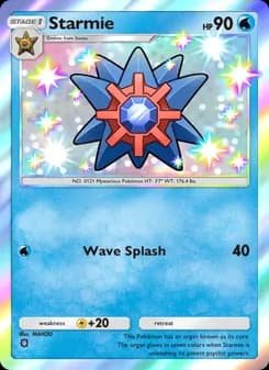 Starmie card in English