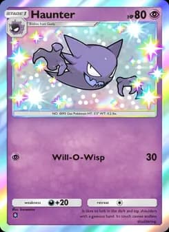 Haunter card in English