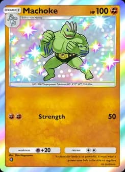 Machoke card in English