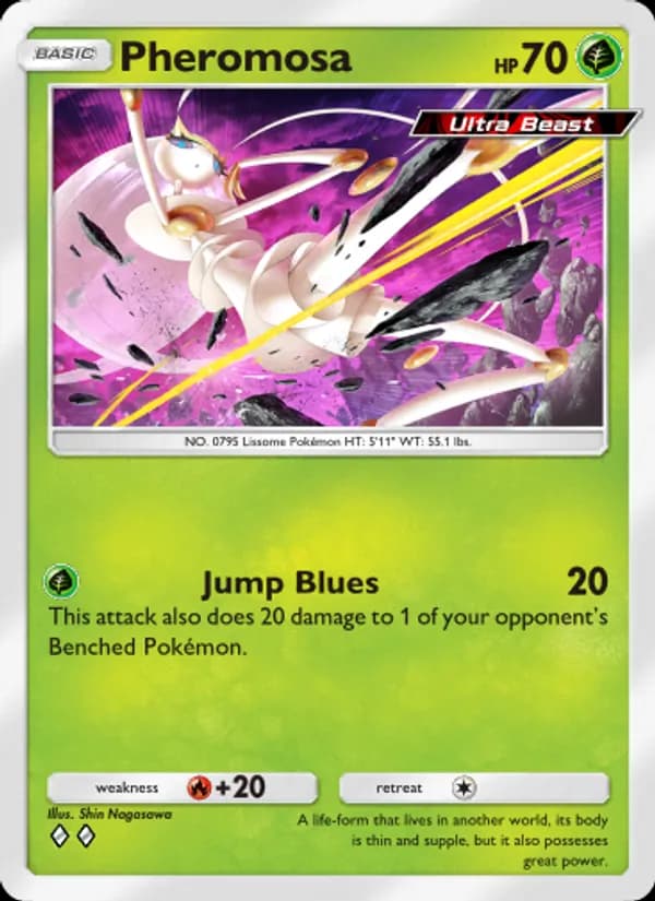 Pheromosa card in English