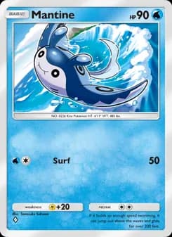Mantine card in English
