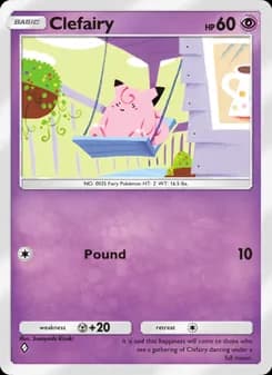 Clefairy card in English