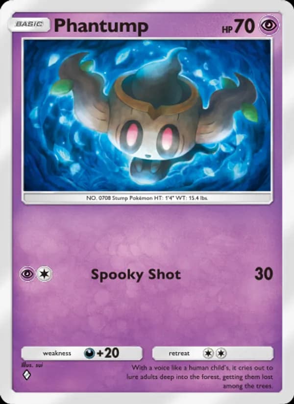 Phantump card in English