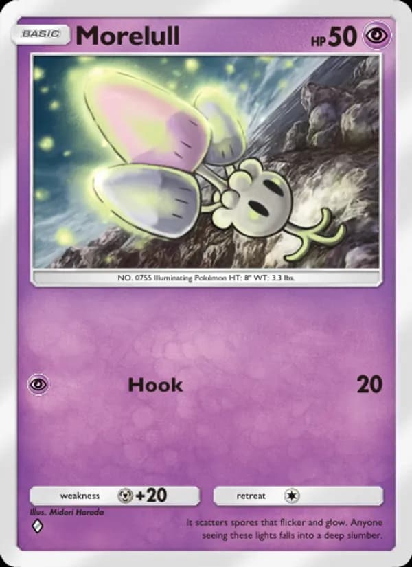 Morelull card in English