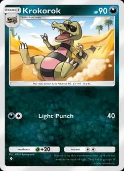Krokorok card in English
