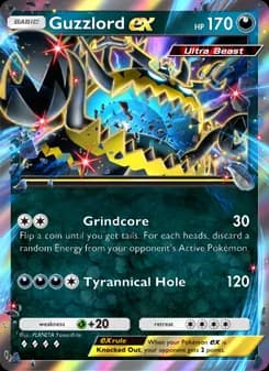 Guzzlord ex card in English