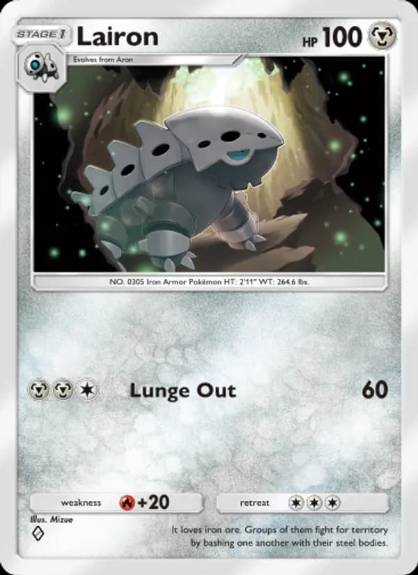 Lairon card in English