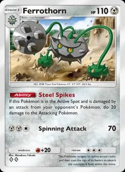 Ferrothorn card in English