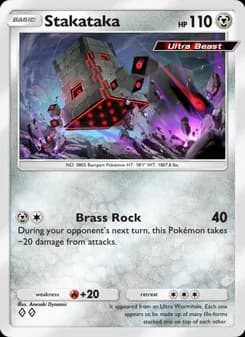 Stakataka card in English