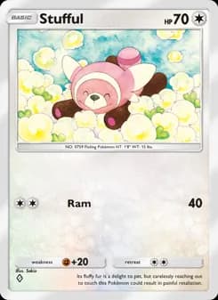 Stufful card in English